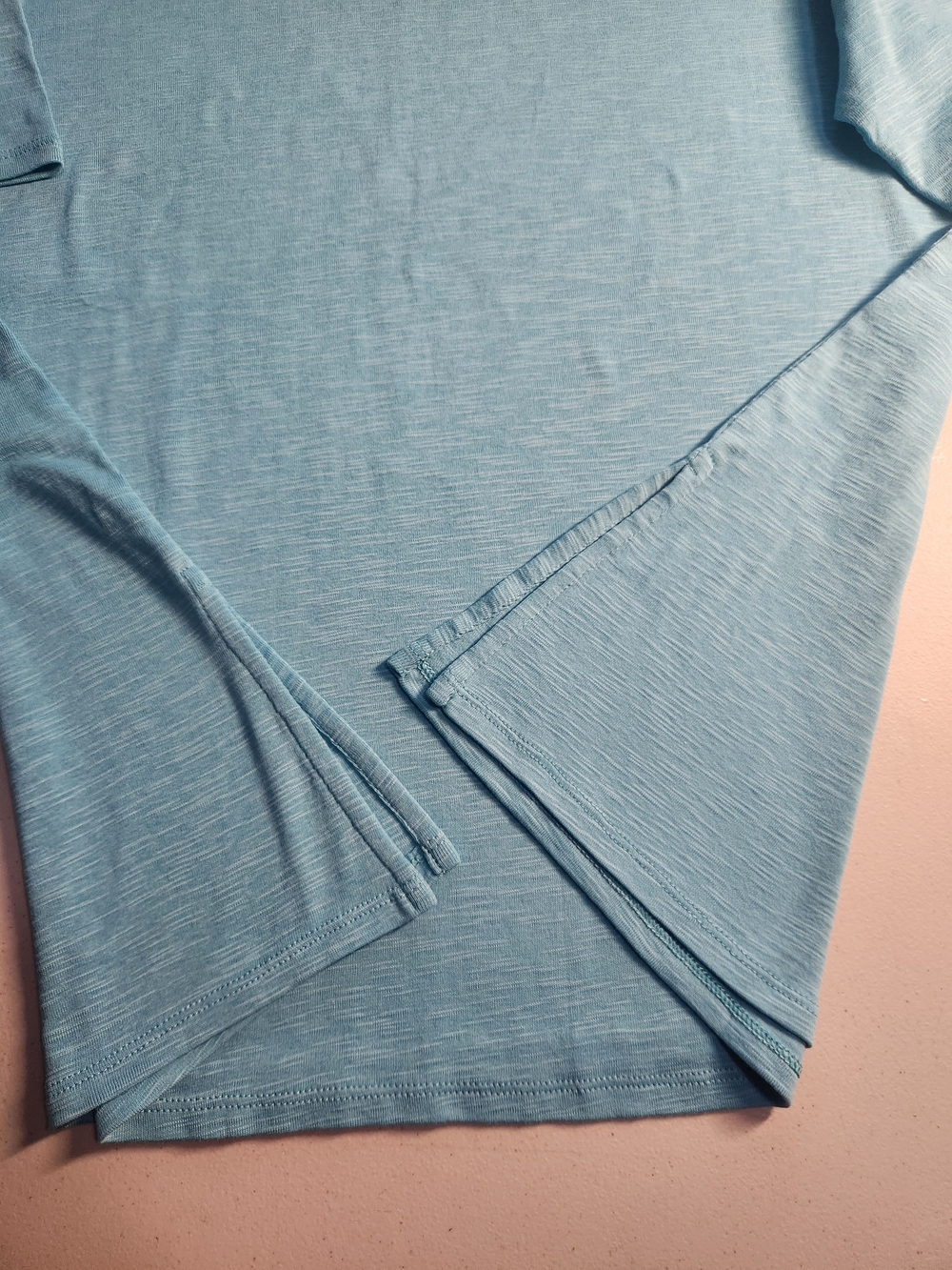 J.Jill Aqua Blue Scoop Neck Tee - Picture 7 of 7
